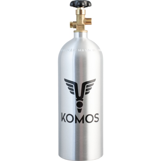 Komos® 5 Lb Co2 Tank | Premium Aluminum | New | Cga320 Valve | Us Dot Approved