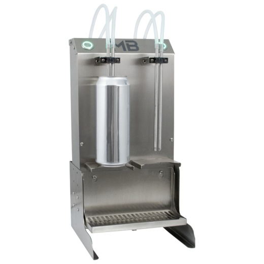 Mb® Orthos Dual Head Can Filler | Programmable Fill Height | Automatic Co2 Purge | Crowler Compatible