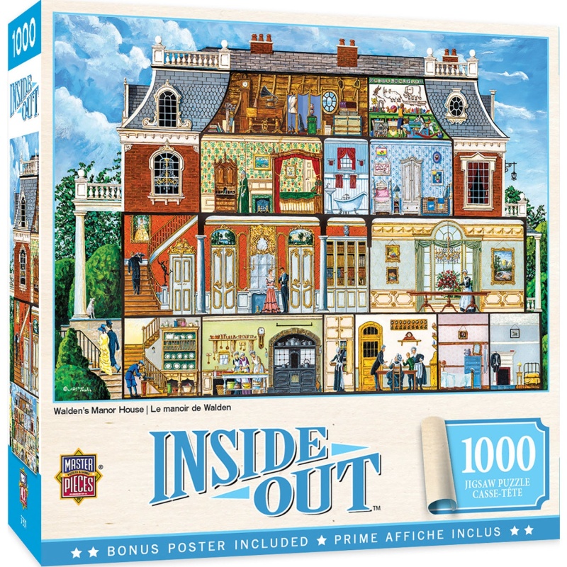 Inside Out - Walden's Manor House 1000 Piece Jigsaw Puzzle