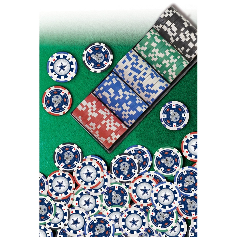 Dallas Cowboys 100 Piece Poker Chips