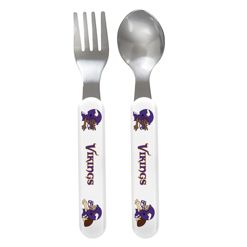 Baby Fanatics Nfl Minnesota Vikings Fork & Spoon Set