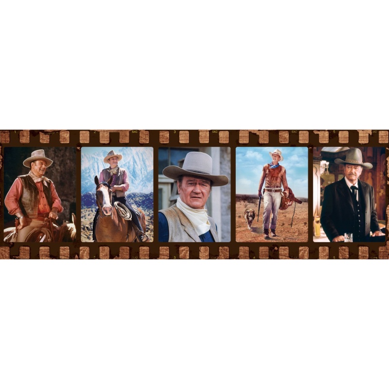 John Wayne Collection - Forever In Film 1000 Piece Panoramic Jigsaw Puzzle