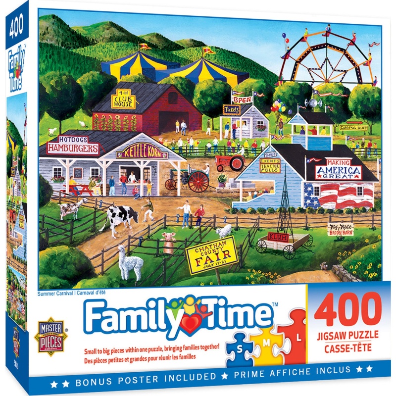 Family Time - Summer Carnival 400 Piece Jigsaw Puzzle