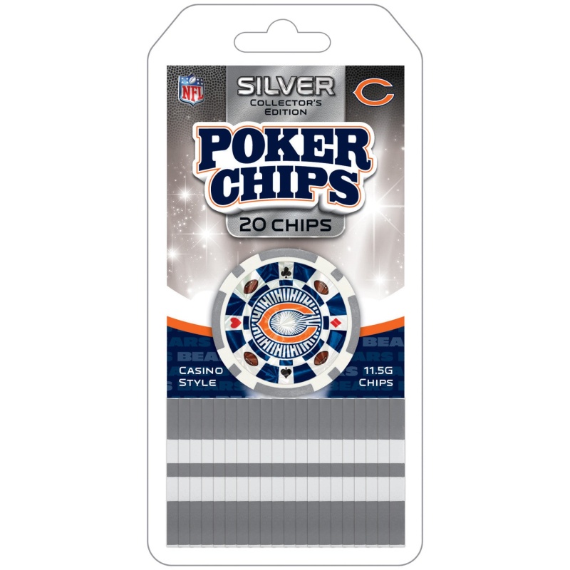 Chicago Bears 20 Piece Poker Chips