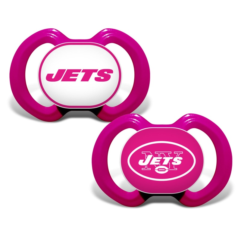 New York Jets NFL Pacifier 2-Pack - Pink