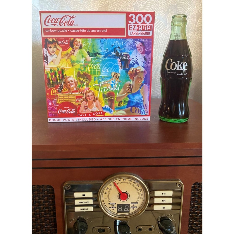 Coca-Cola - Rainbow 300 Piece Ez Grip Jigsaw Puzzle