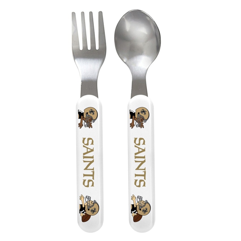 New Orleans Saints - Baby Fork & Spoon Set