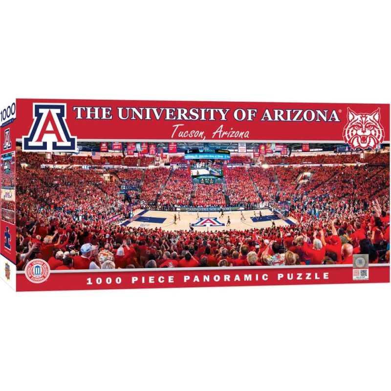 Arizona Wildcats 1000 Piece Panoramic Jigsaw Puzzle
