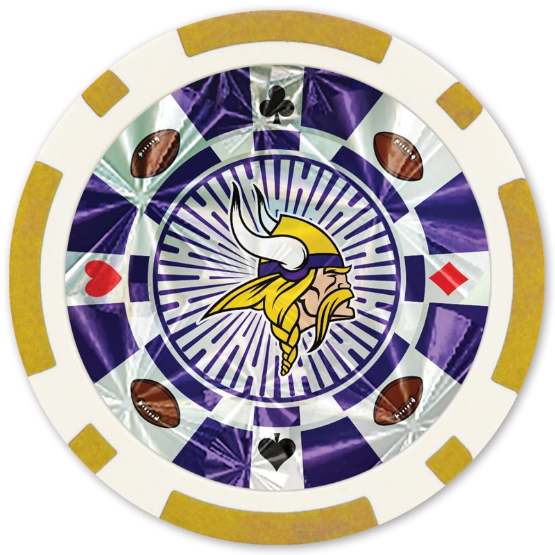 Minnesota Vikings 20 Piece Poker Chips