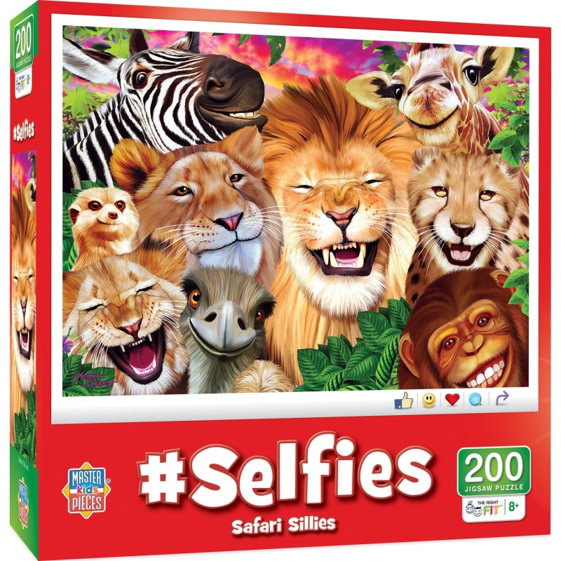 Selfies - Safari Sillies 200 Piece Puzzle