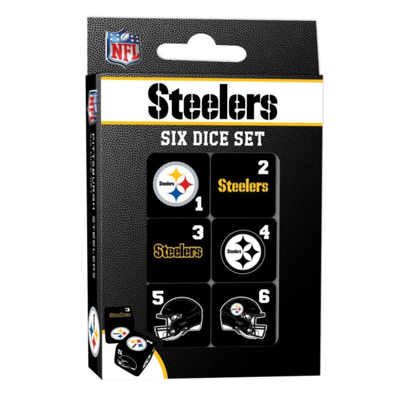 Pittsburgh Steelers Dice Set - 19Mm