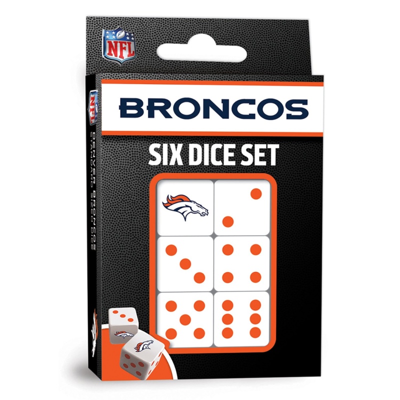 Denver Broncos Dice Set