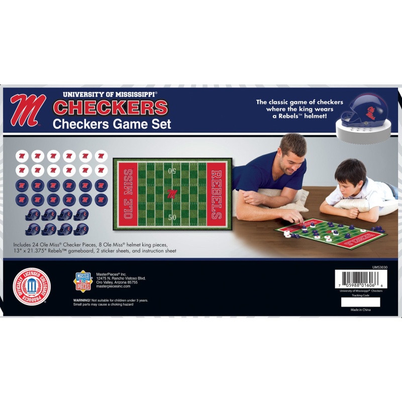 Ole Miss Rebels Checkers