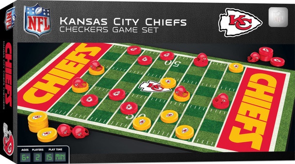 Kansas City Chiefs Checkers Board Game