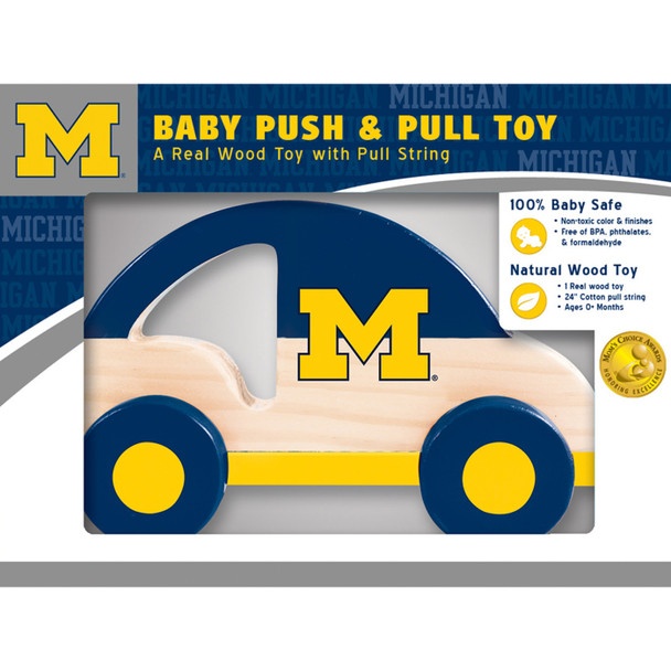 Michigan Wolverines Ncaa Baby Fanatic Push & Pull Toy