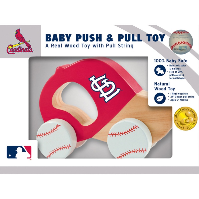 St. Louis Cardinals - Push & Pull Baby Toy