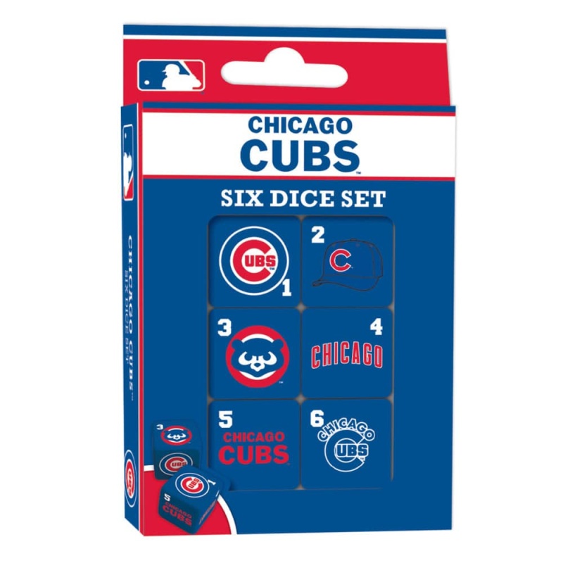 Chicago Cubs Dice Set - 19Mm