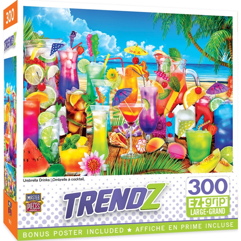 Trendz - Umbrella Drinks 300 Piece Ez Grip Jigsaw Puzzle