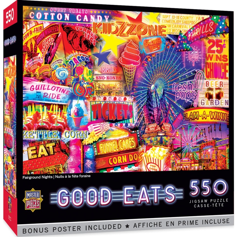 Good Eats - Fairground Nights 550 Piece Jigsaw Puzzle