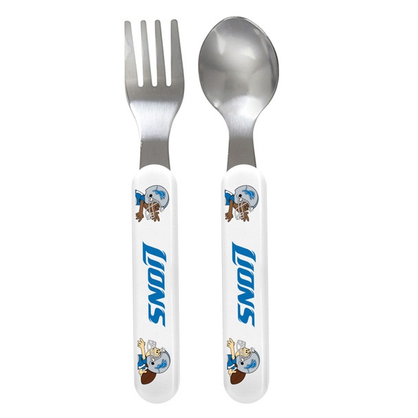 Detroit Lions Nfl Baby Fanatic Fork & Spoon Set