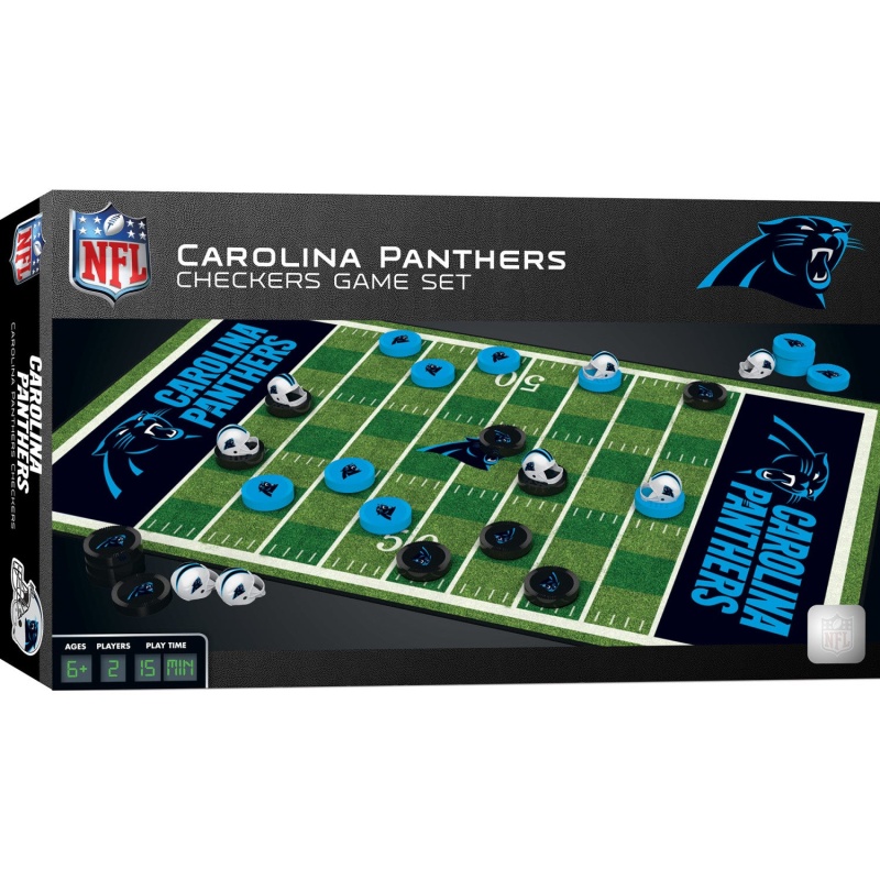 Carolina Panthers Checkers Board Game