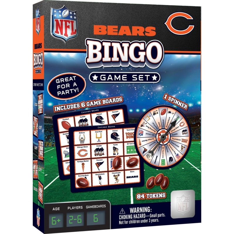 Chicago Bears Nfl Bingo Game