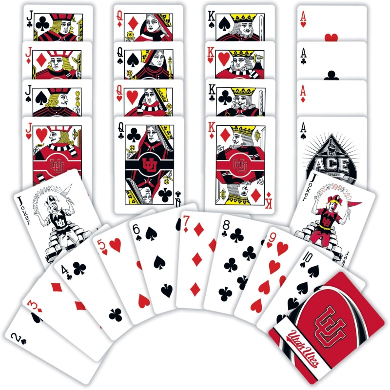 Utah Utes Playing Cards - 54 Card Deck