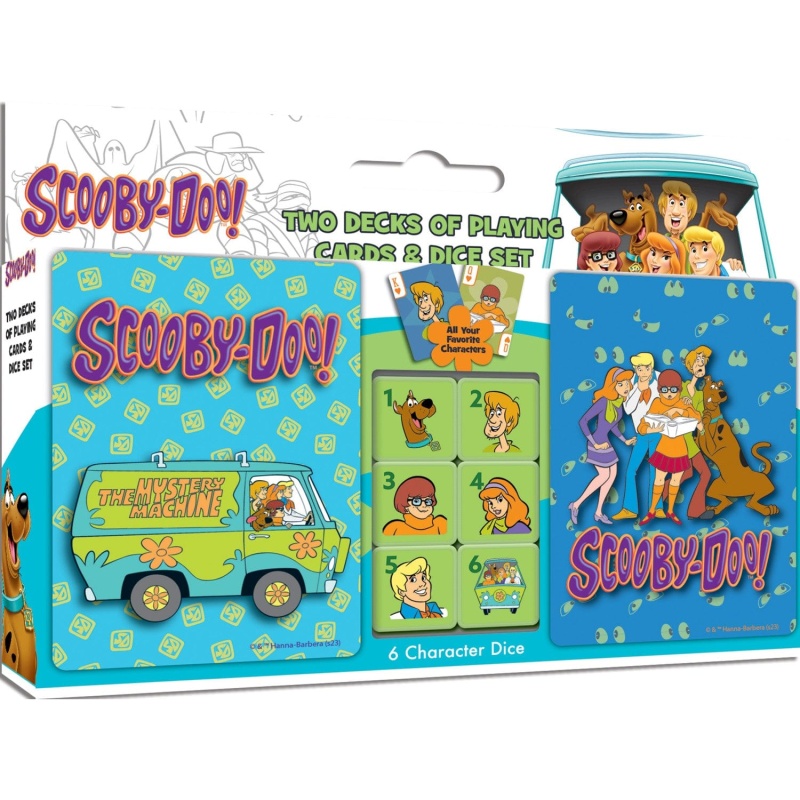 Scooby-Doo 2-Pack Playing Cards & Dice Set