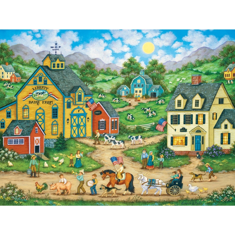 Heartland - Liberty Farm Parade 550 Piece Jigsaw Puzzle