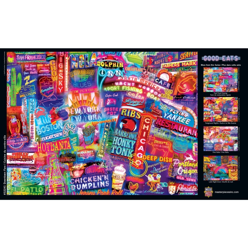 Good Eats - Downtown Fare 550 Piece Jigsaw Puzzle