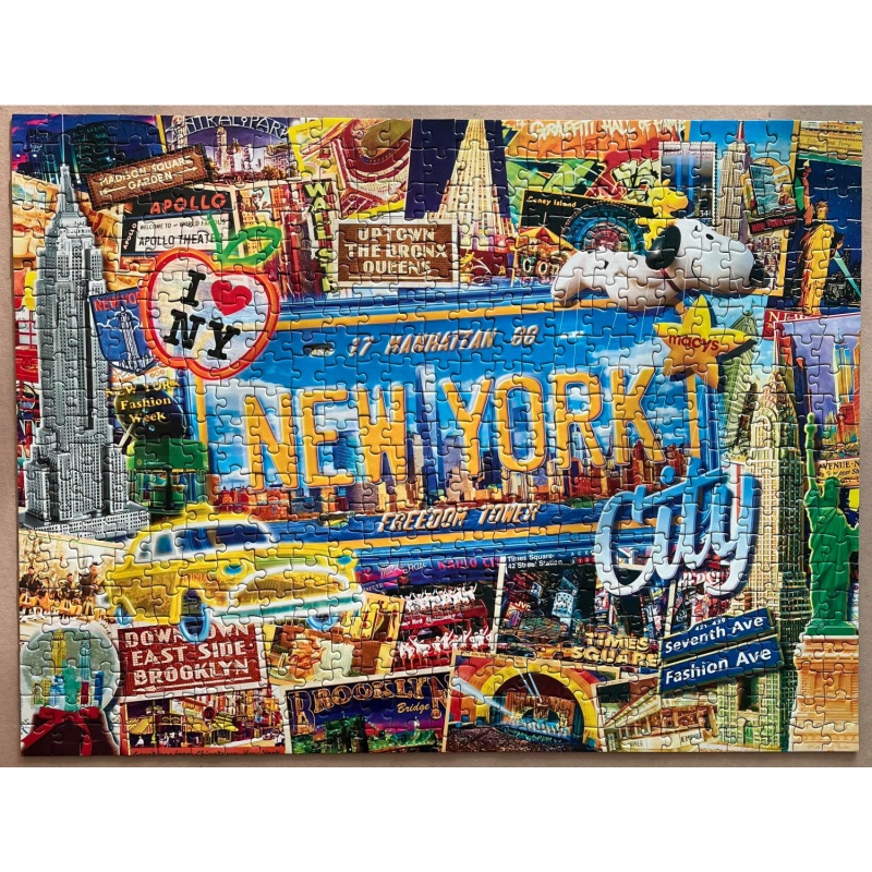 Greetings From New York - 550 Piece Jigsaw Puzzle