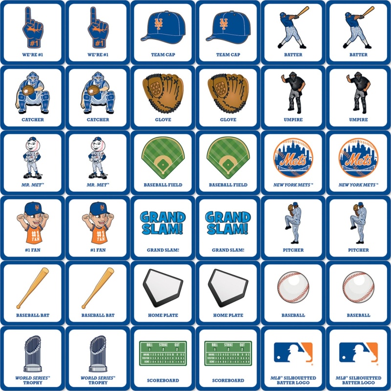 New York Mets Matching Game