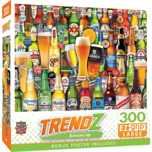 MasterPieces Trendz - Bottoms Up 300 Piece EZ Grip Jigsaw Puzzle