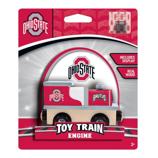 Ohio State Buckeyes Toy Train Engine - Officially Licensed Wooden Train