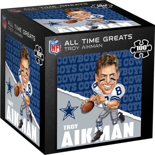 Dallas Cowboys All-Time Greats - Troy Aikman 100 Piece Jigsaw Puzzle