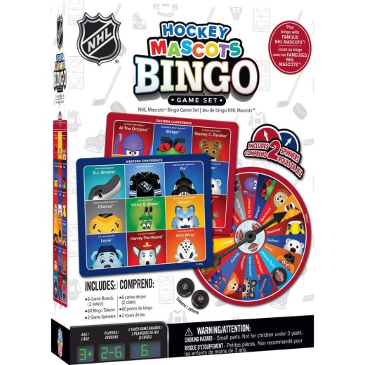 Nhl - Mascots Bingo Game