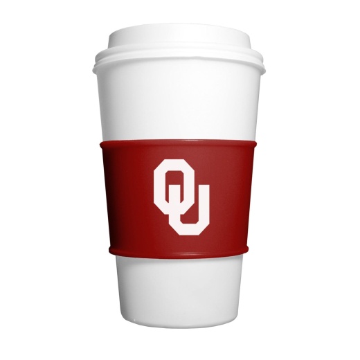 Oklahoma Sooners Silicone Grip - Official NCAA Cup Sleeves