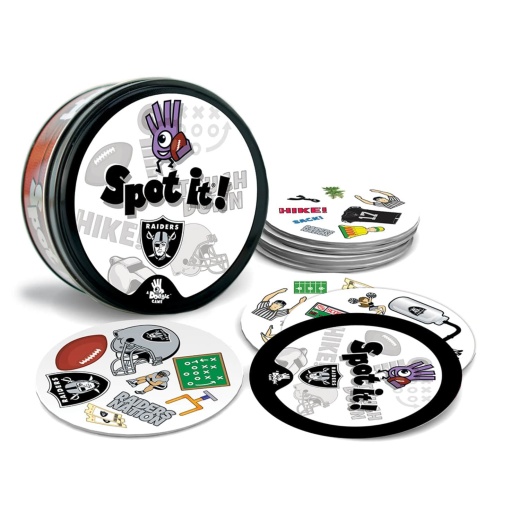 Las Vegas Raiders Spot It! Card Game - Officially Licensed NFL Edition