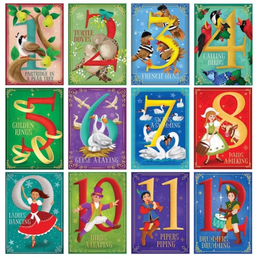 12 Days Of Christmas Jigsaw Puzzles - Advent Calendar