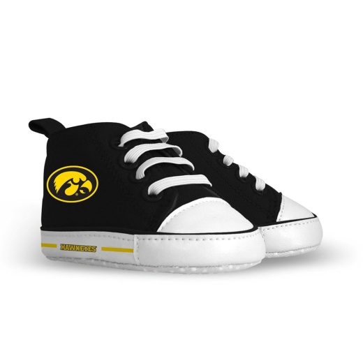 Iowa Hawkeyes Baby Shoes - Unisex High Top Pre-Walkers for Young Fans