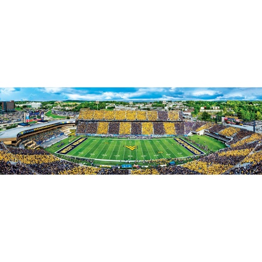 West Virginia Mountaineers 1000 Piece Panoramic Jigsaw Puzzle