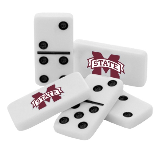 Mississippi State Bulldogs Dominoes - Perfect Set for Fans and Families