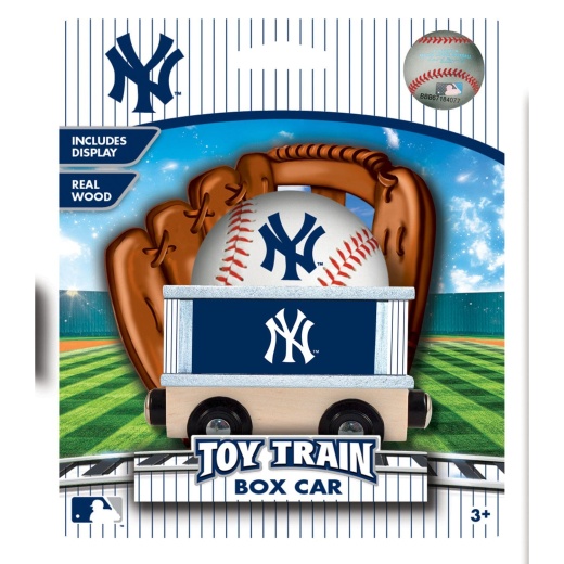 New York Yankees Toy Train Box Car - Perfect for Young Fans