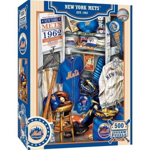 New York Mets - Locker Room 500 Piece Jigsaw Puzzle