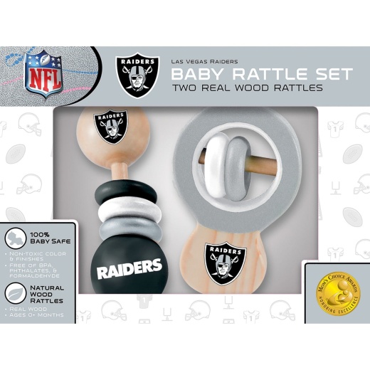 Las Vegas Raiders - Baby Rattles 2-Pack