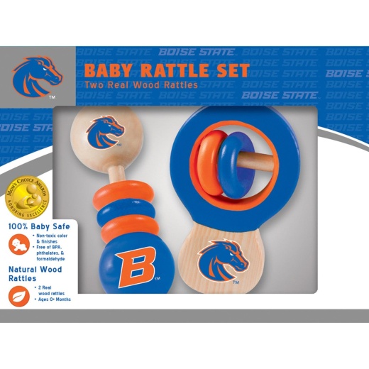 Boise State Broncos - Baby Rattles 2-Pack