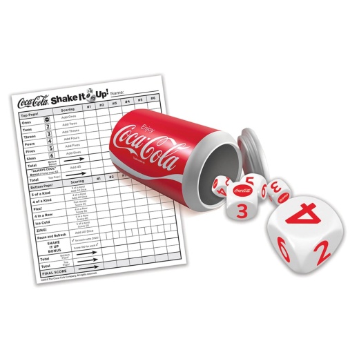 MasterPieces Coca-Cola Shake It Up! Dice Game