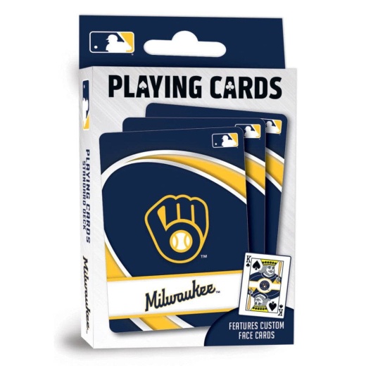 Milwaukee Brewers Playing Cards - 54 Card Deck
