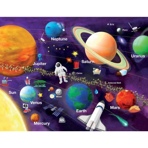 Glow In The Dark - Solar System 60 Piece Jigsaw Puzzle