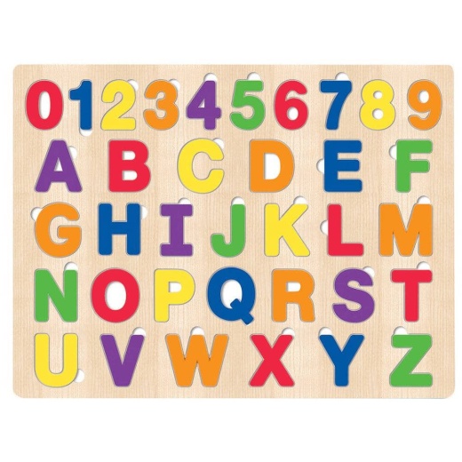 123'S And Abc's - 36 Piece Wood Jigsaw Puzzle